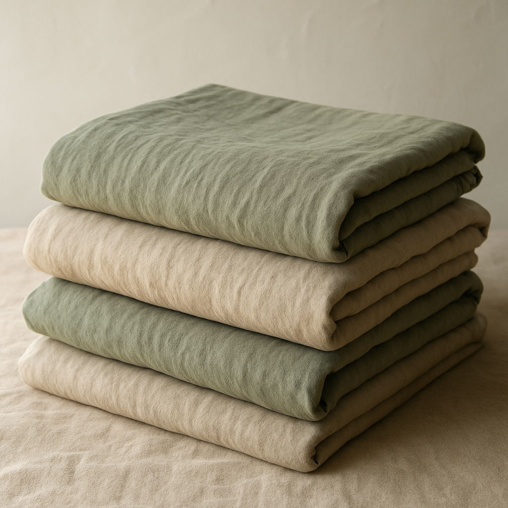 Stonewashed Linen Bedding Set